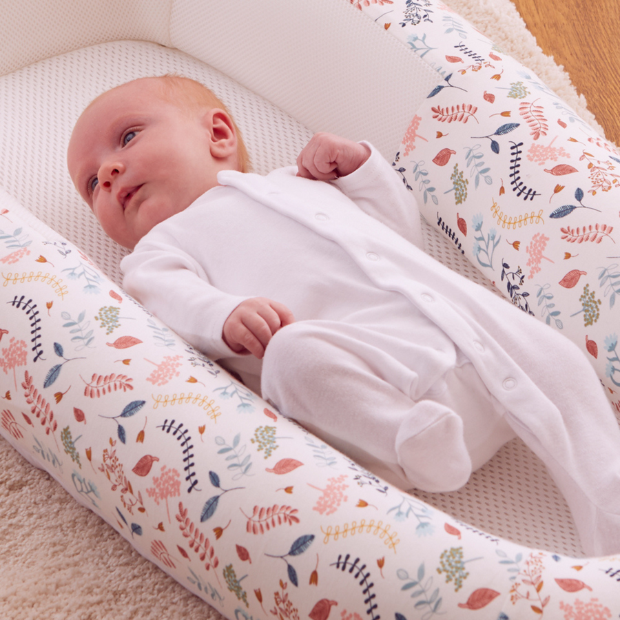 PRESALE Purflo® Sleep Tight kūdikio lovytė - su augaliniu motyvu