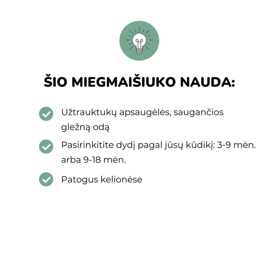 Purflo® miegmaišiukas 2,5 TOG (3-18 mėn.) - pilkas