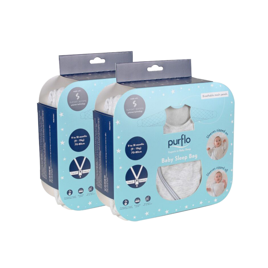 Purflo® miegmaišiukas 2,5 TOG (3-18 mėn.) - pilkas