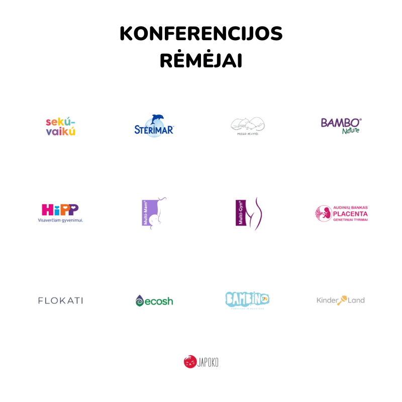 '25 Konferencija MYLU nėštukės laukiuosi nėštumas specialistų patarimai laukiantis nėščiųjų mityba naujagimių miegas kūdikių žindymas kūdikių verksmas 