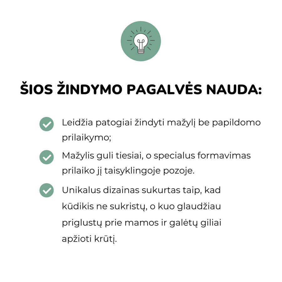 My Brest Friend žindymo pagalvė (rožiniai dryžiai)
