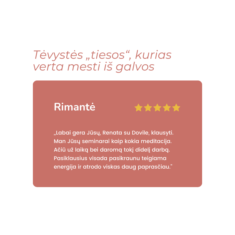 Tėvystės „tiesos“, kurias verta mesti iš galvos || Dovilė Šafranauskė ir Renata Cikanaitė iFuture