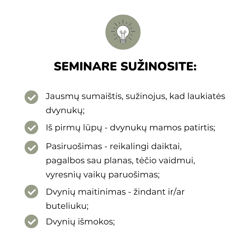 Besilaukiantiems dvynukų Dovilė Šafranauskė ir Eglė Gurčinė mamos jausmai Reikalingiausi daiktai dvynių žindymas dvynių maitinimas buteliuku dvynių miegas dvigubo nėštumo priežiūra ir gimdymas