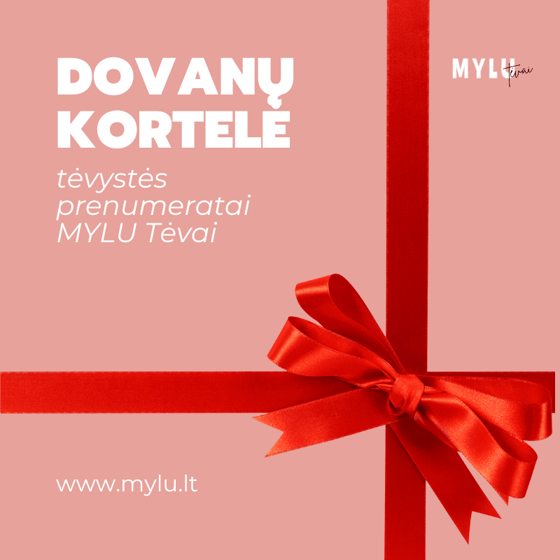 Dovanų kortelė MYLU Tėvai prenumeratai🎁