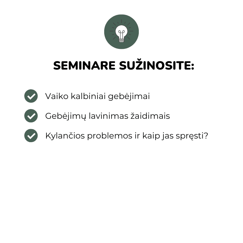 Vaiko kalbos raida (12-24 mėn.) Viktorija Bartkevičienė Vaiko kalbiniai gebėjimai kalbos gebėjimų lavinimas žaidimais Kylančios kalbos problemos vaiko kalba kūdikio raida sklandi vaiko kalbos raida vaikų logopededė vaikų kogoterapeutė