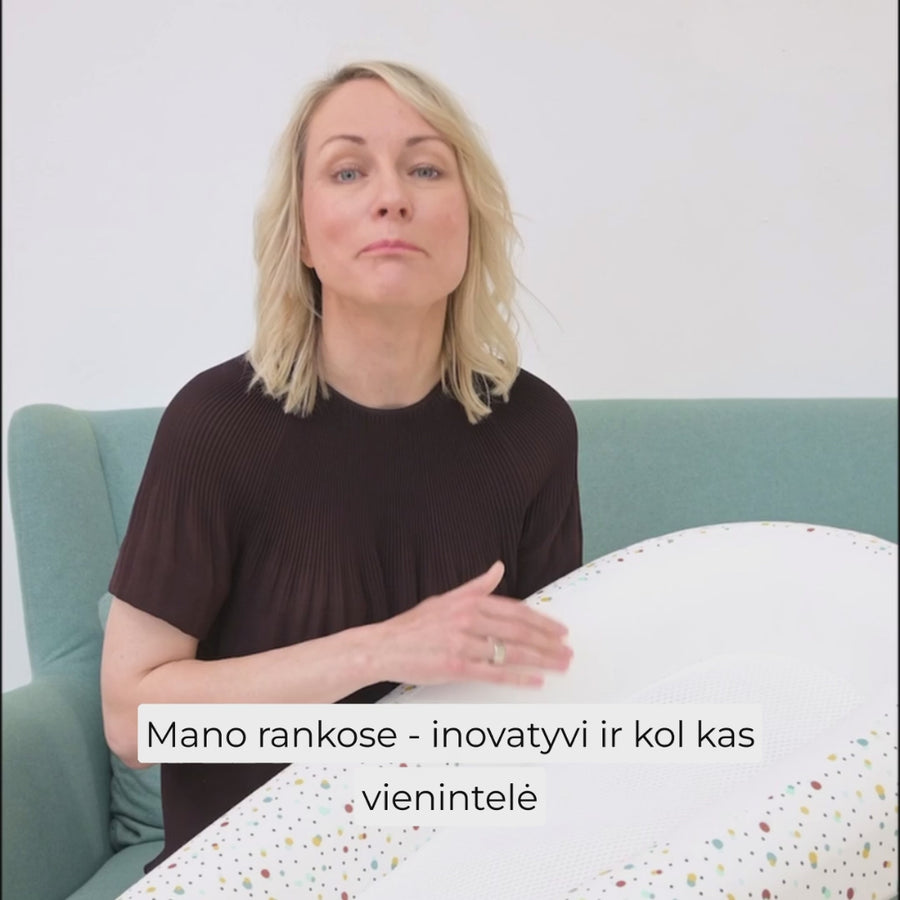 PRESALE Purflo® Sleep Tight kūdikio lovytė - su augaliniu motyvu