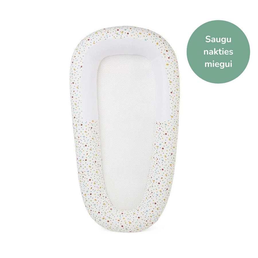 PRESALE Purflo® Sleep Tight kūdikio lovytė - su taškeliais