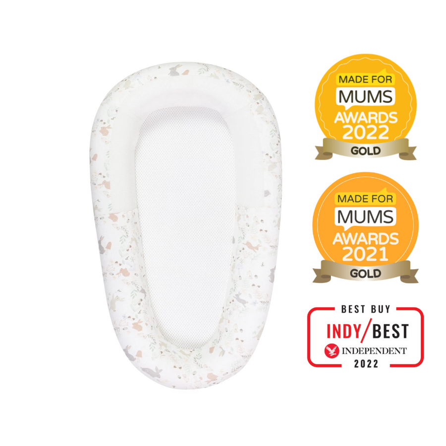 Purflo® Sleep Tight kūdikio lovytė - su kiškiais