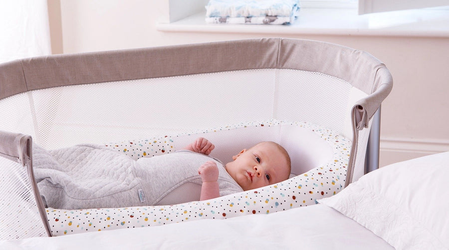 PRESALE Purflo® Sleep Tight kūdikio lovytė - su taškeliais