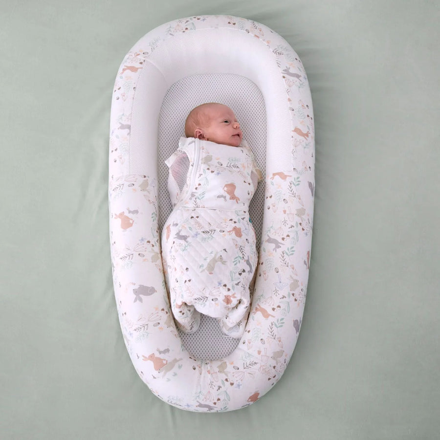 Purflo® Sleep Tight kūdikio lovytė - su kiškiais