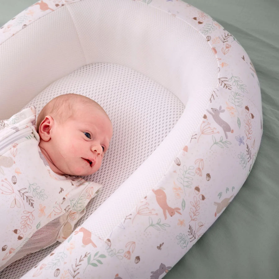 Purflo® Sleep Tight kūdikio lovytė - su kiškiais